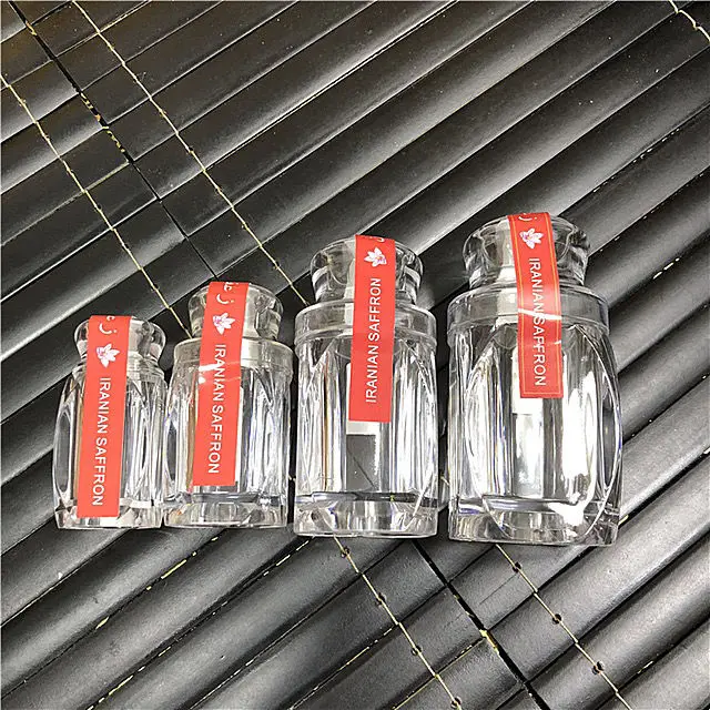 1g 3g saffron container jar plastic saffron packaging bottle