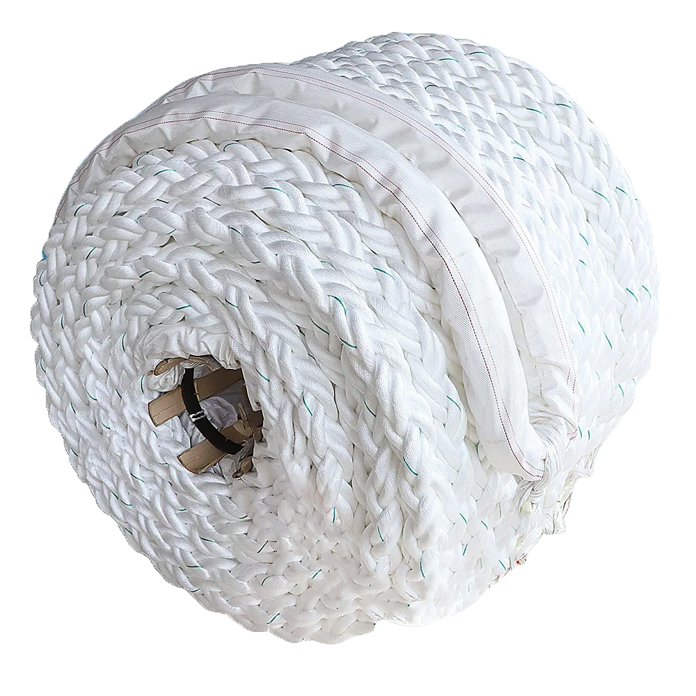8 strand marine rope 2.5 inch polyester marine rope 64mm mooring rope