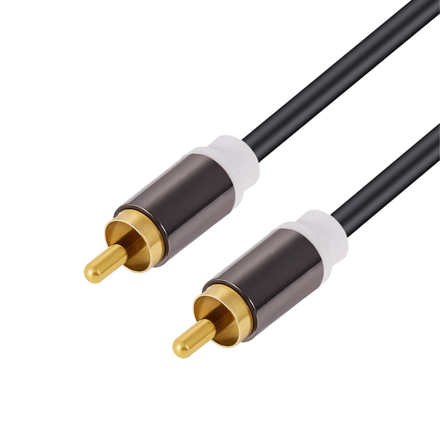 3RCA к кабель (металлический корпус) High End RCA аудио и видео