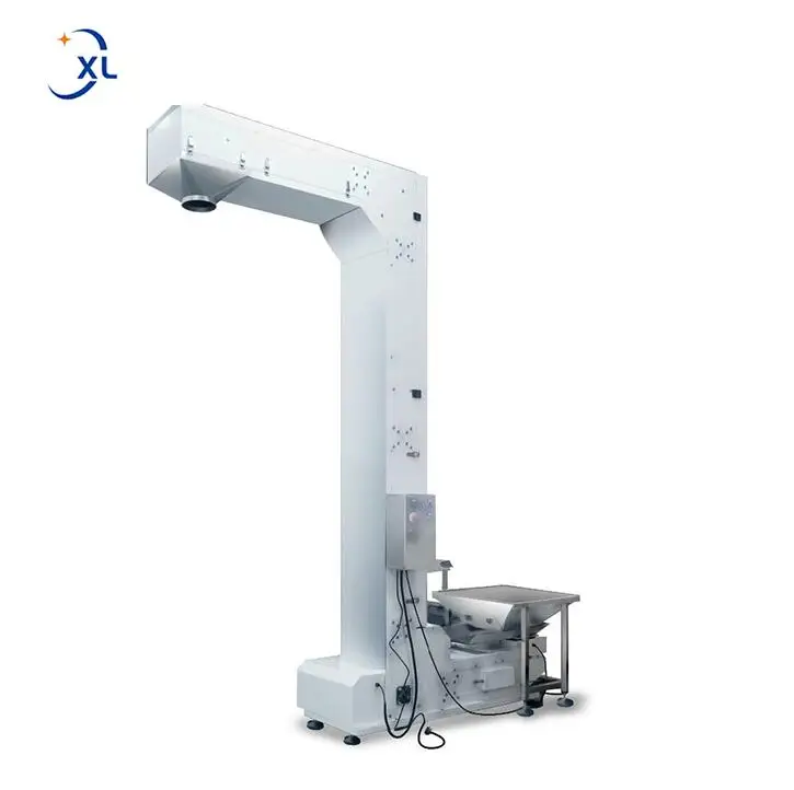 Flexible Packaging Bucket Conveyor Auto Feeder For Rice Nuts Granule CE