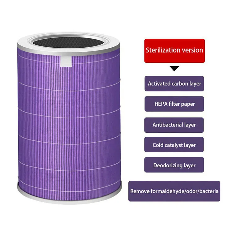 Hepa Filter Compatible With Xiao mi Mi Filter 2 2C 2H 2S 3 3C 3H Pro mijia Air Purifier Filters