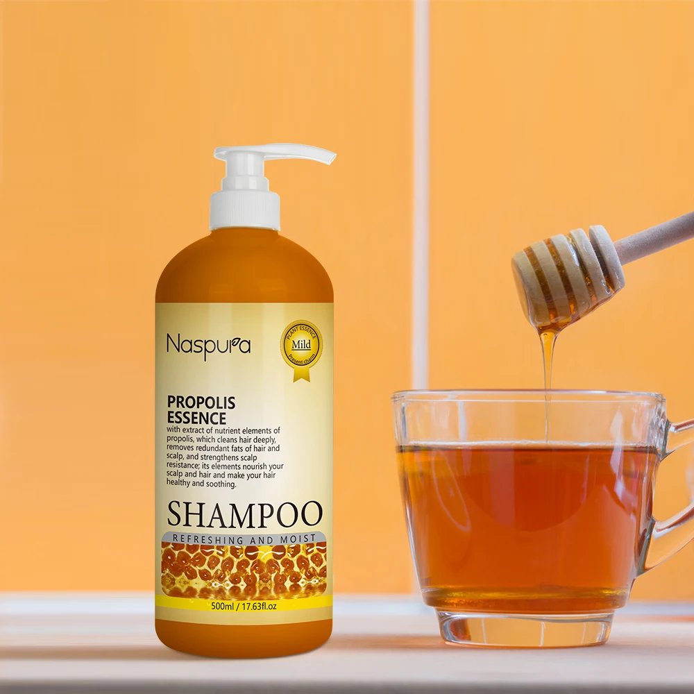Intensely Hydrate Rich Nutrient Natural Propolis Extract High Nourishing Dry & Frizz Hair Shampoo