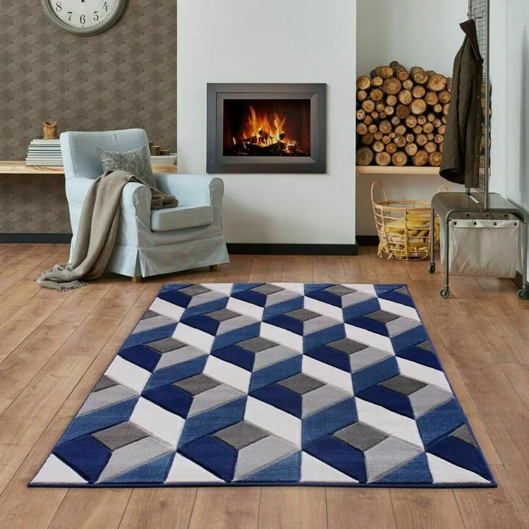 New Modern Teal,Blue Small Large Area Rugs Runner Floor Mats for Living Room Bedroom