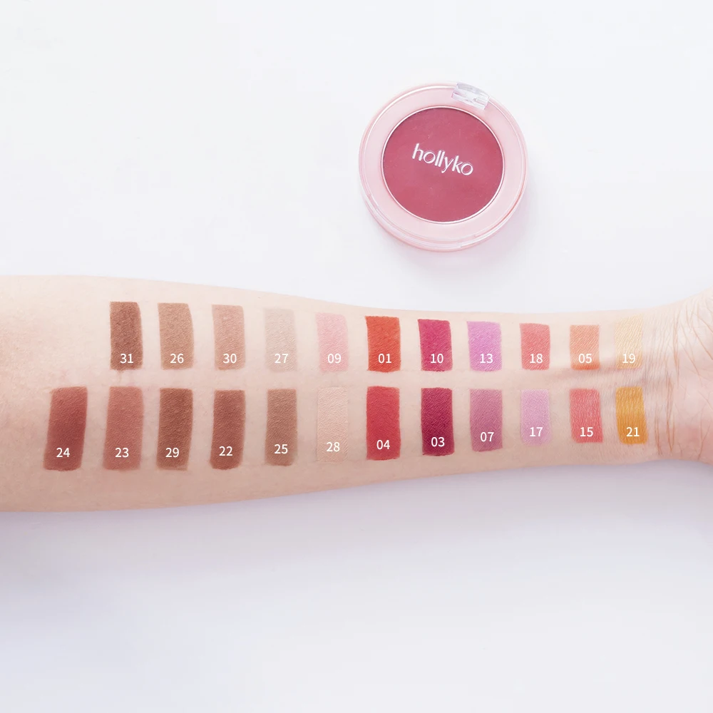 matte blush vegan creamy blush powder private label custom packaging