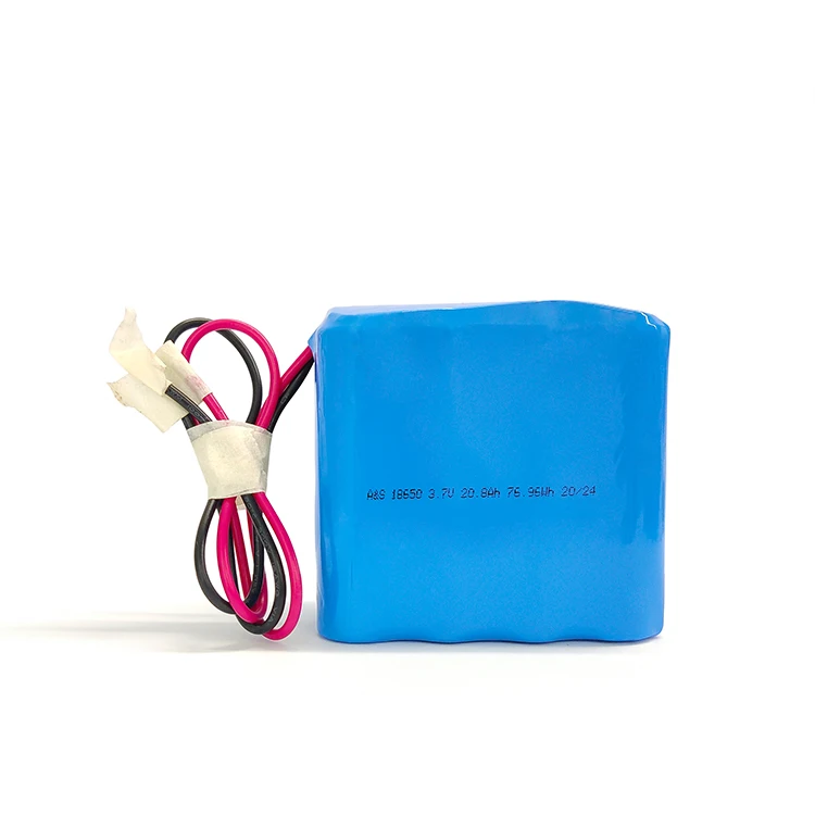 Lithium battery OEM&ODM factory 18650 cell customized rechargeable 3.7V 20Ah battery pack
