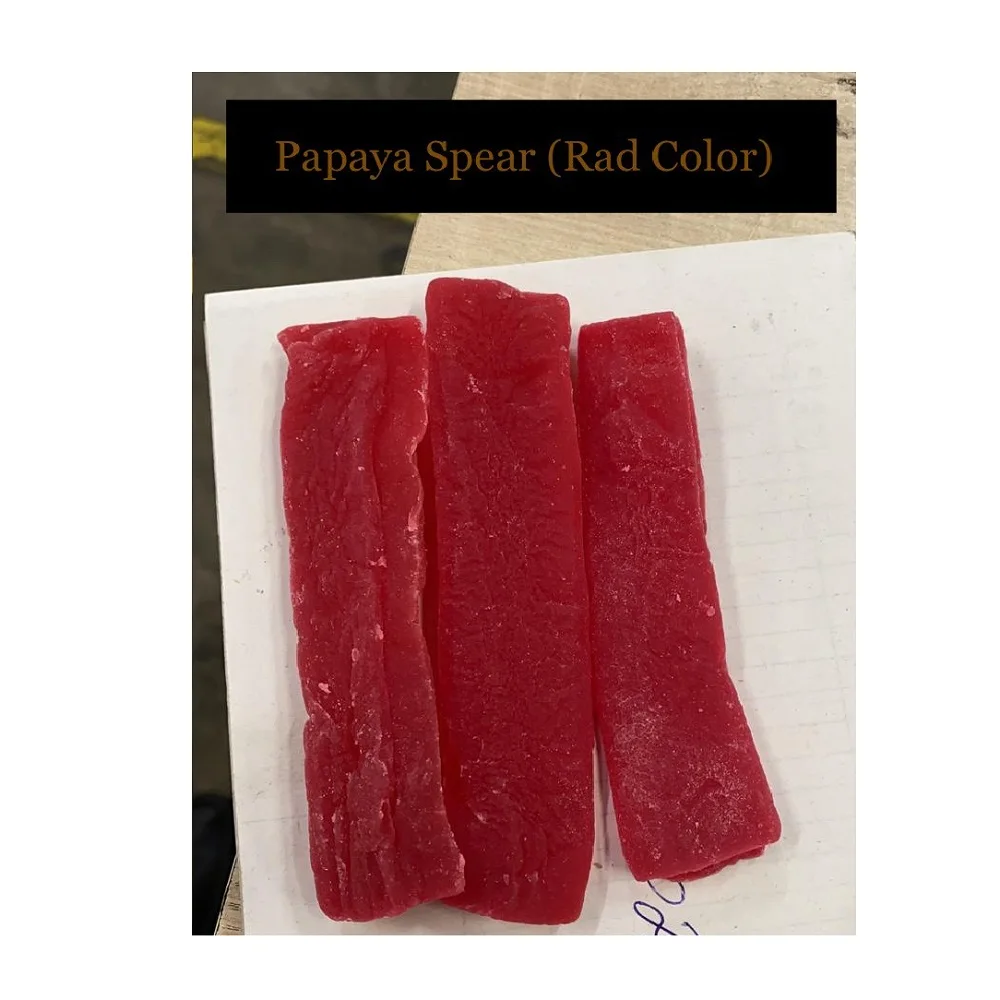 The Best High Premium Quality of Dried Fruit the Papaya Spear with Red Color with Hottest Selling Price