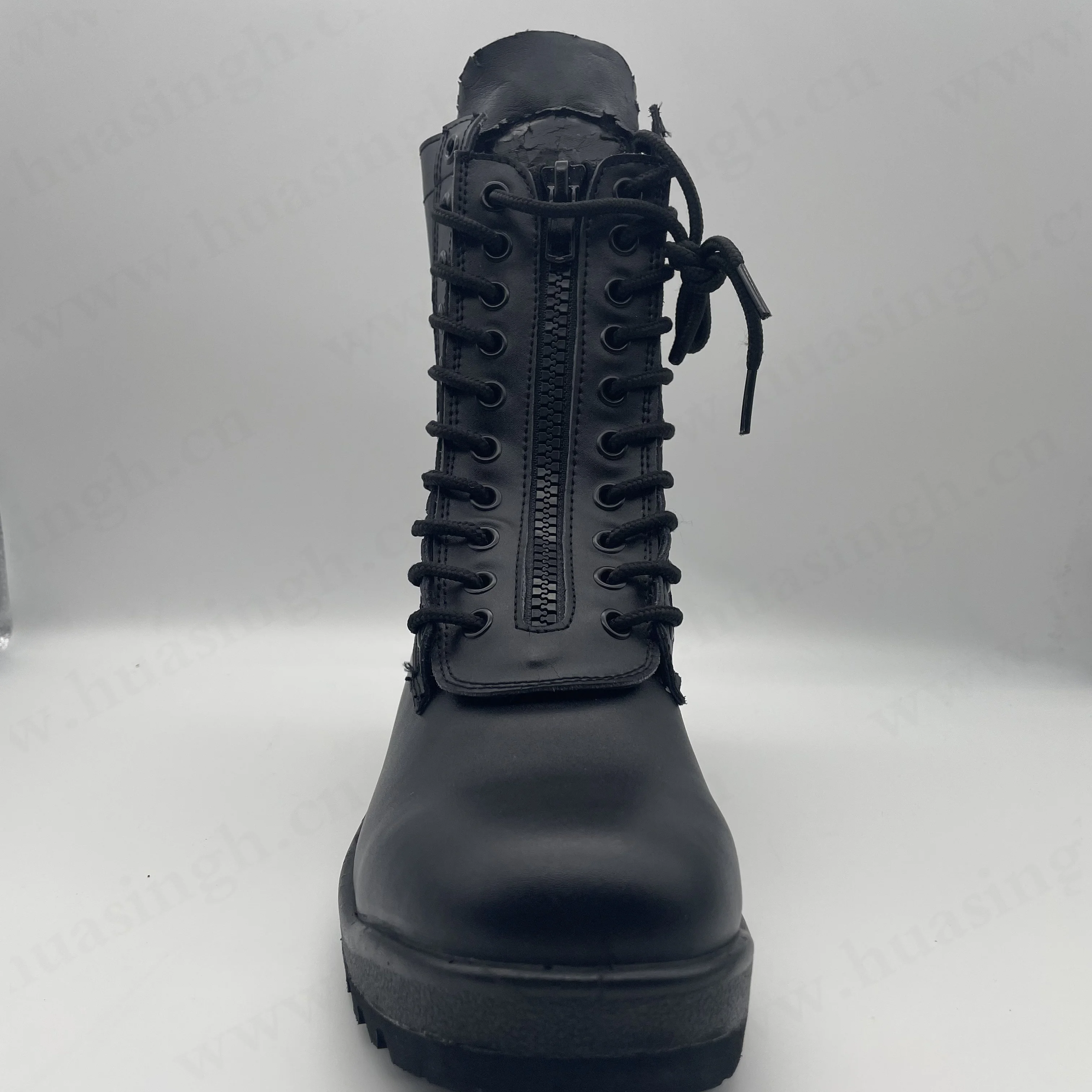XC,special flight mission tactical pilot boots with front zipper full leather durable USAF 8 inch combat boots for men HSM069