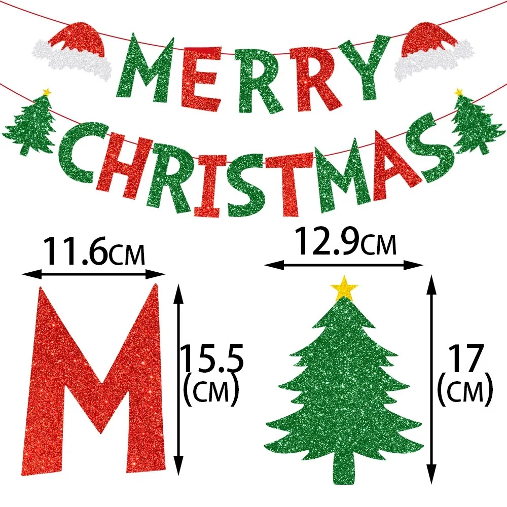 Wholesale Cheap Price New Christmas Flag  festive Holiday Banners