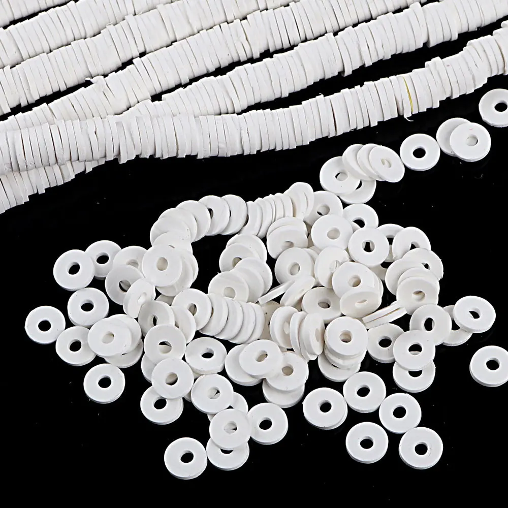 Amazon  mixed Pure Color Polymer Clay Beads Loose For DIY Jewelry Making Craft