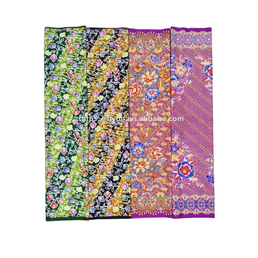 New Arrivals Wholesale Traditional Batik Sarong Lungi For Men Kain Batik Halus Malone Eid Kebaya Batik Ladies Lungi Longji Sari