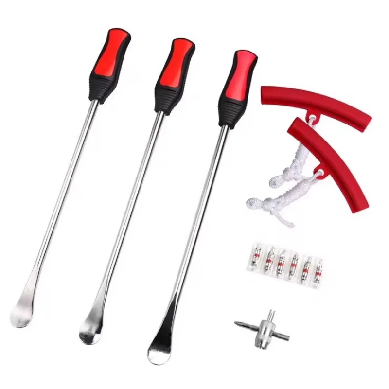 Новое изображение сменный стержень для мотоциклетных шин набор автомобильных ложек инструмент протектор обода профессиональный