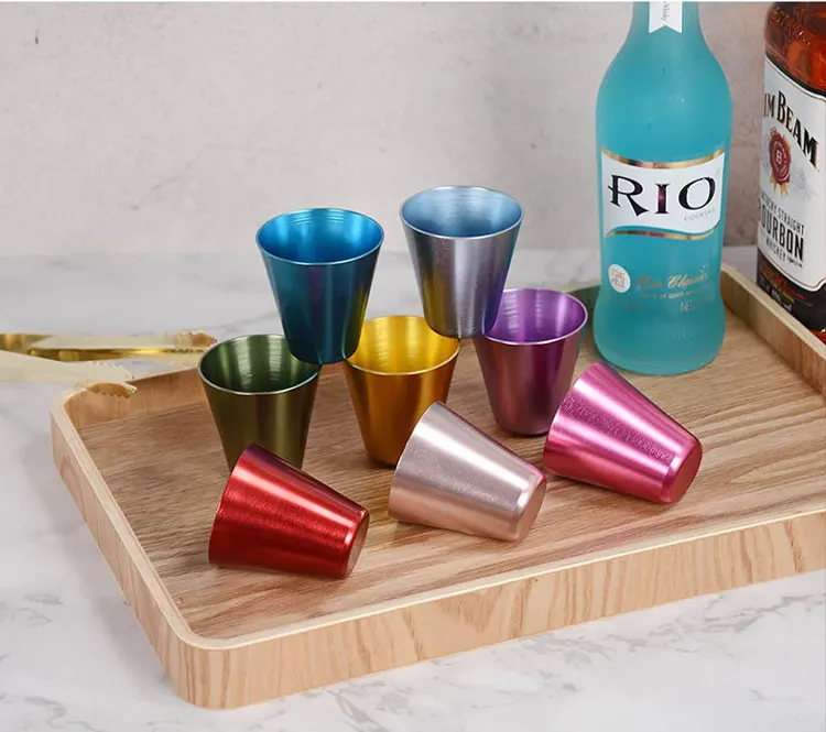 aluminum gift cup mug