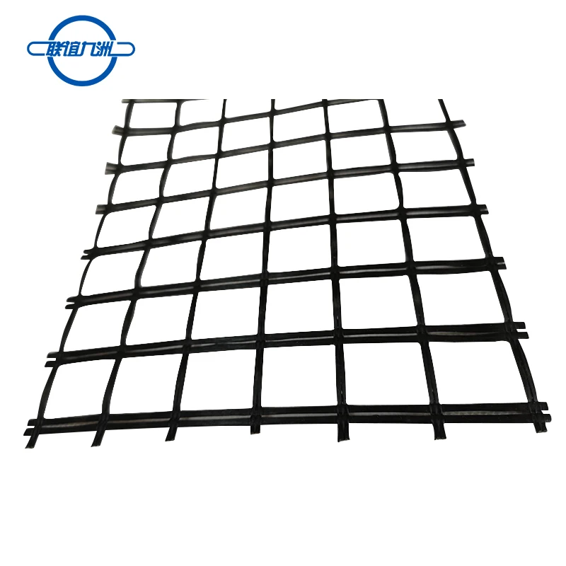 Basalt mesh fiberglass asphalt paved pvc coated geogrid fiber 120/120