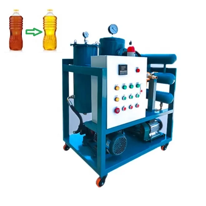waste car used black engine motor Lube Insulation oil vacuum filter distillation cleaning recycling machine automatic