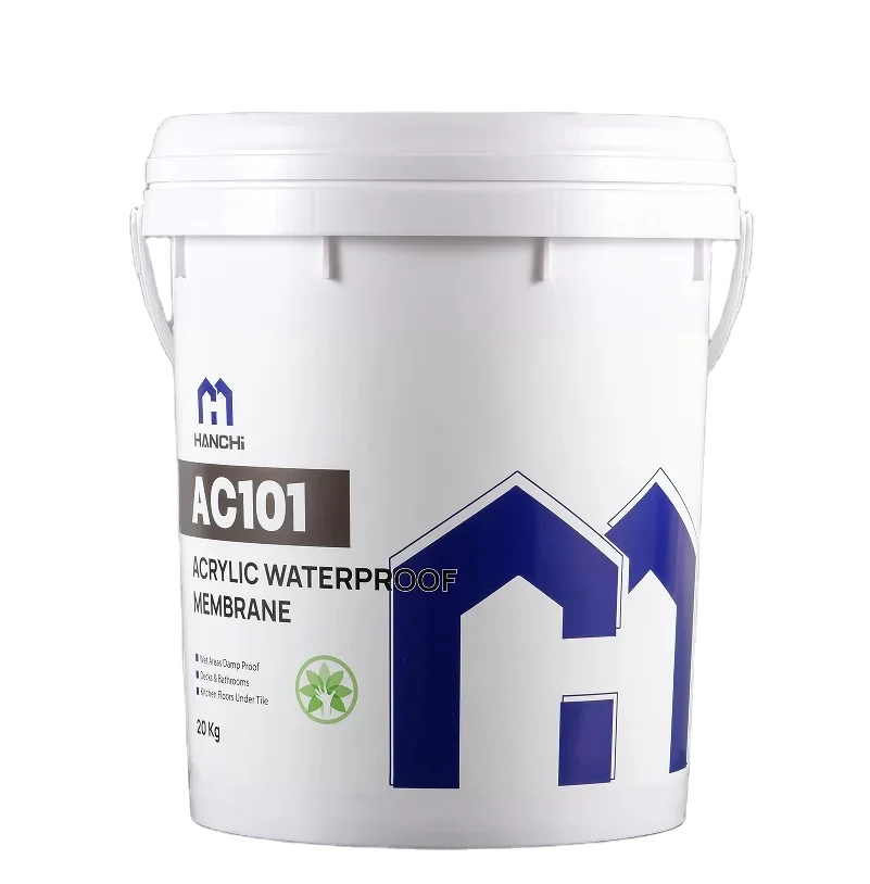 AC101 Acrylic liquid waterproof membrane with the optimal level of acrylic pvc roofing membrane coating polyurethane