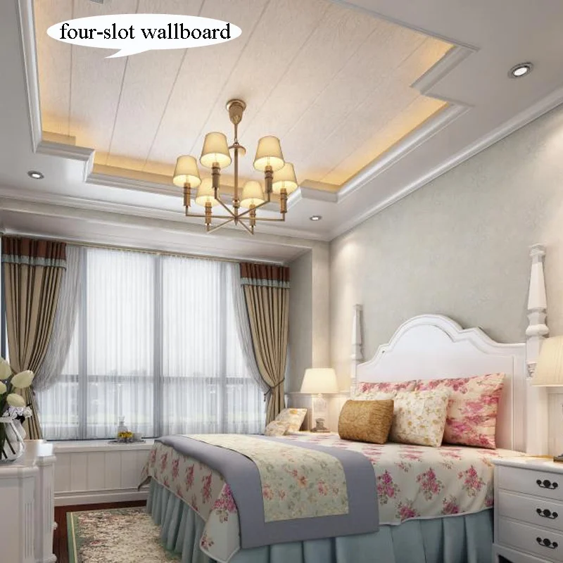 Interior Accessories Building Material 450mm seamless WPC Wall Panel Ceiling