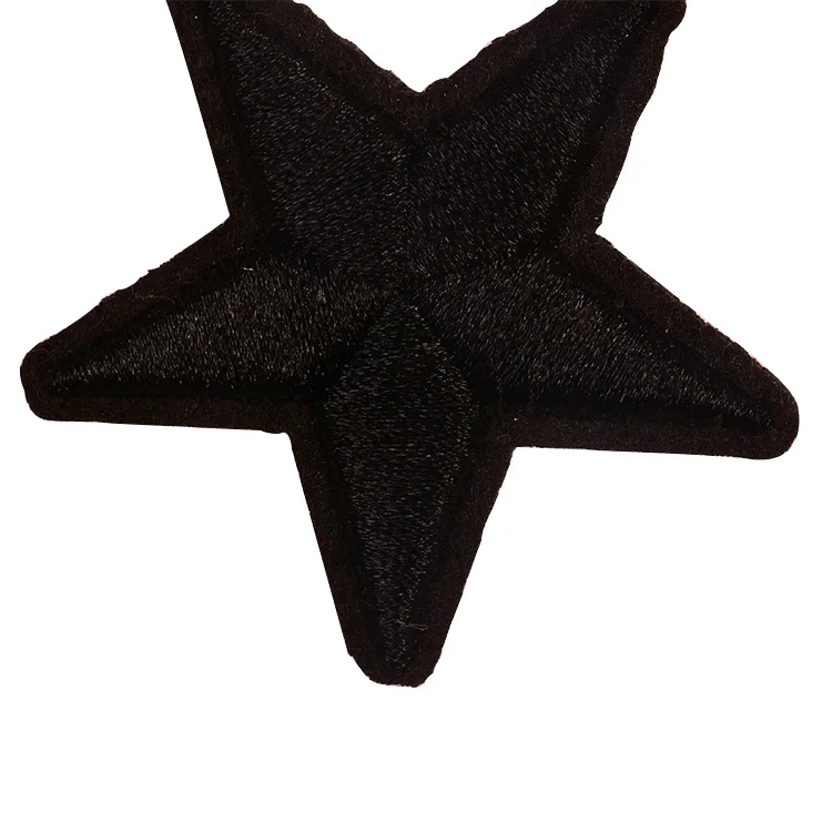 
Hot sale high quality pentagram series embroidery custom patch design 