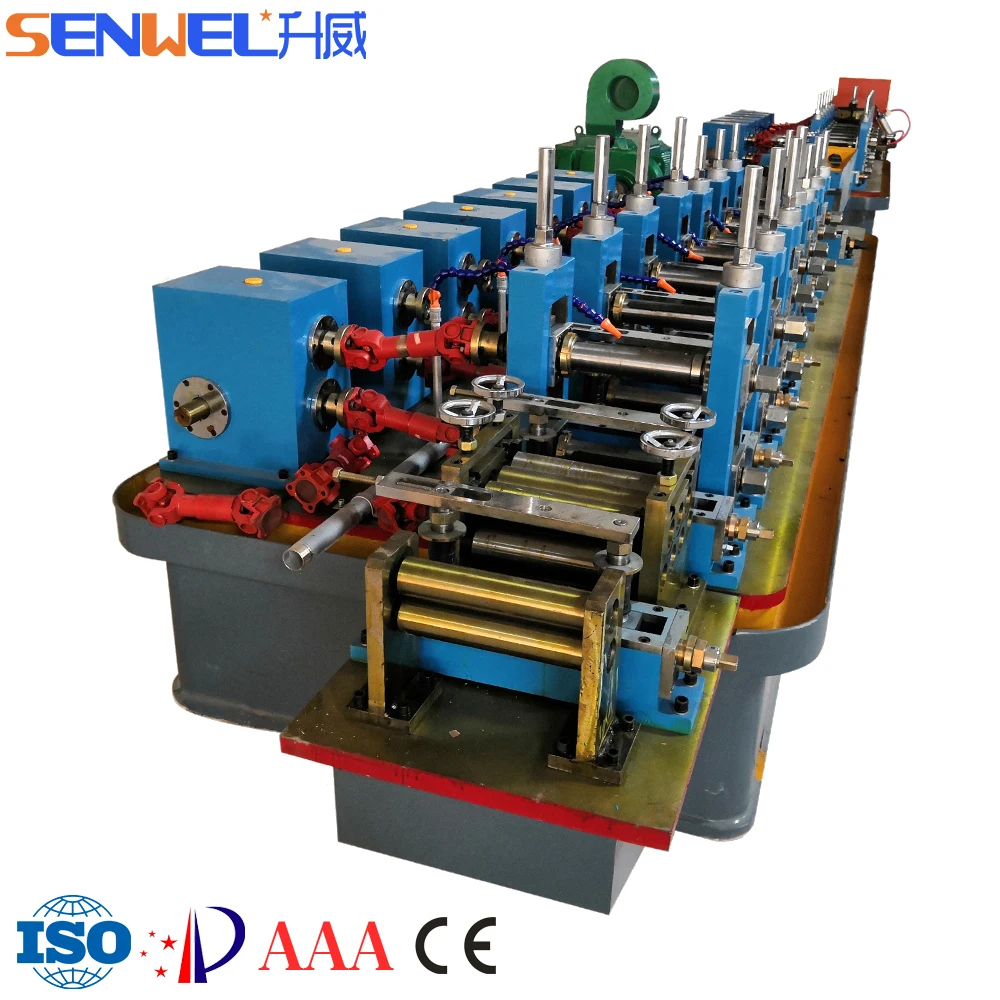 GXG Stainless/Carbon Steel Galvanized Pipe High Frequency Weld Pipe Making Machine Equipment Iron ERW Tube Mill Production Line