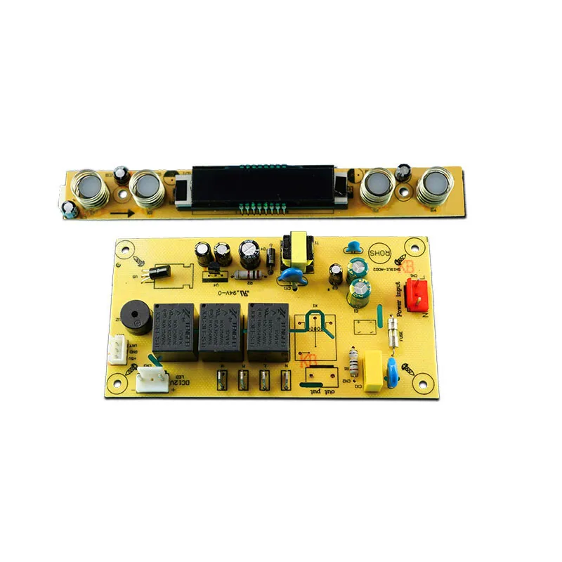 LCD touch timer auto-clean 3-speed household cooker hood switch board