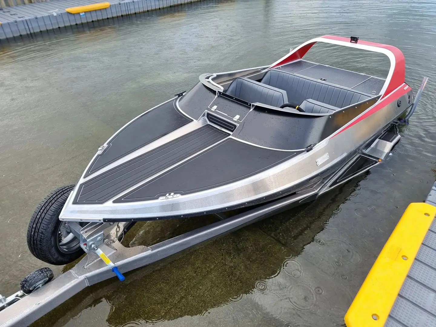 2021 Kinocean Best Supercharged Aluminum Jet Sprint Boat for Sale