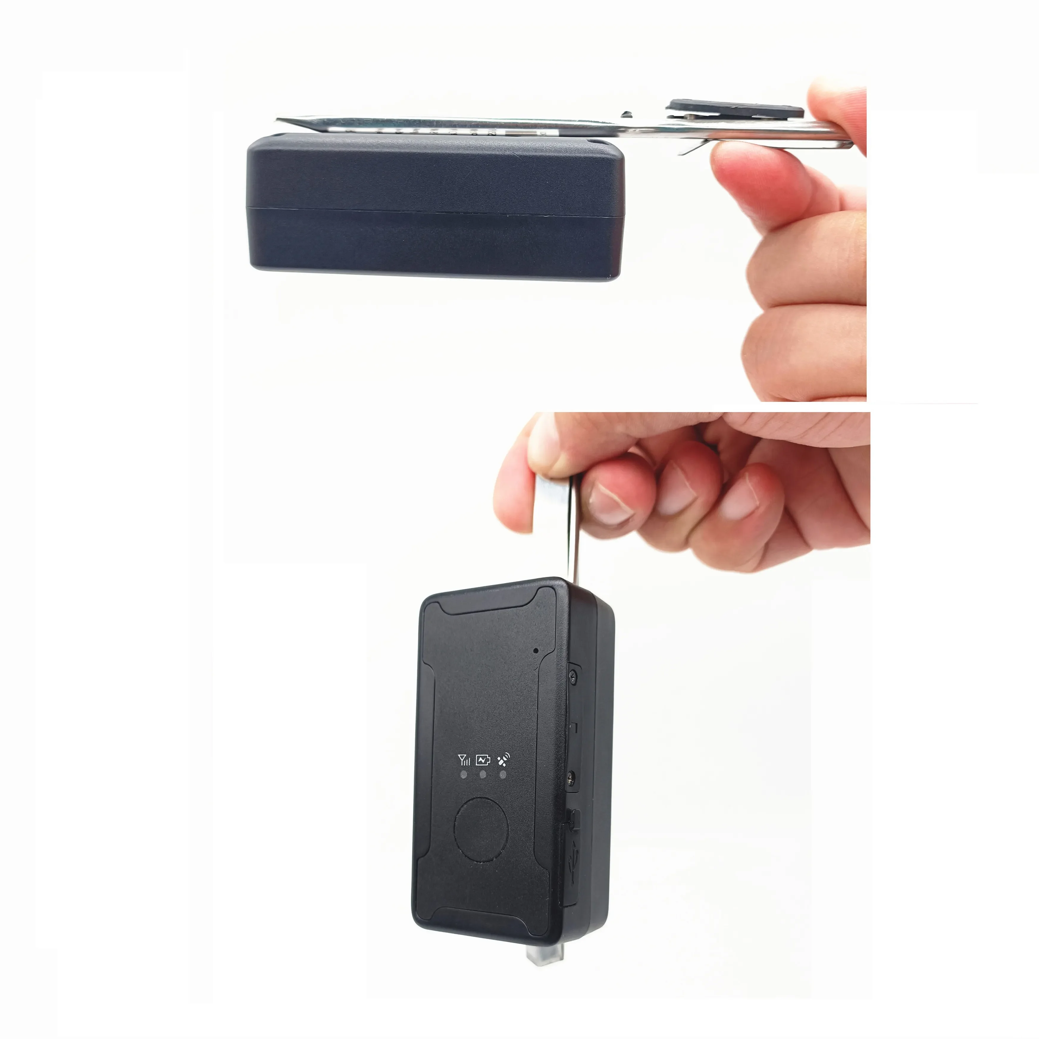 4G Security Asset Tracking 3000mAh Rechargeable Battery Mini Magnetic GPS Tracker with SOS Emergency Calling Button