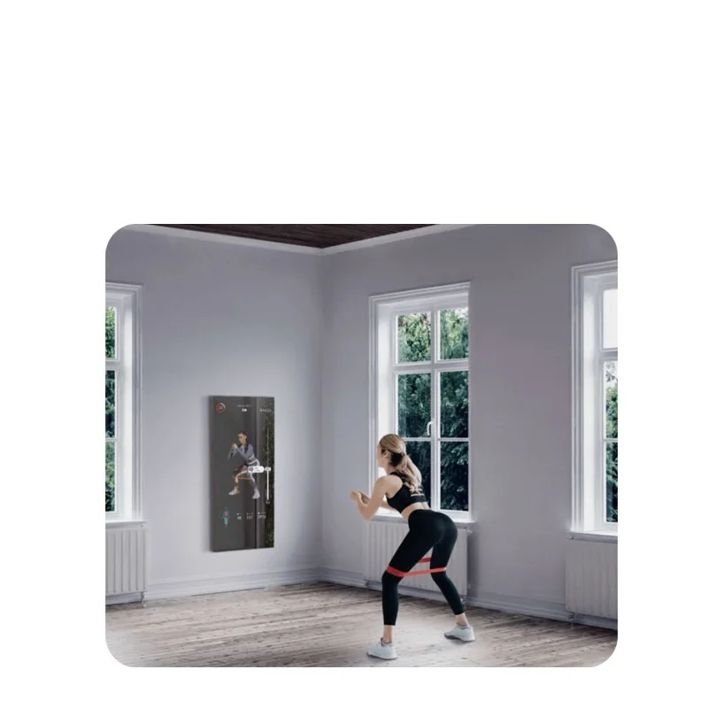 new model 25/43 inch touch LCD ai Mirror Gym Interactive Health Full Body Sport Gym Floor Wall Exercise Workout