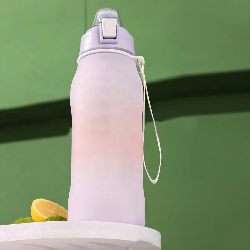 High quality Reusable BPA Free Squeeze Biking Hiking Cycling 600ml Water Bottle Sports Water Bottle with lid