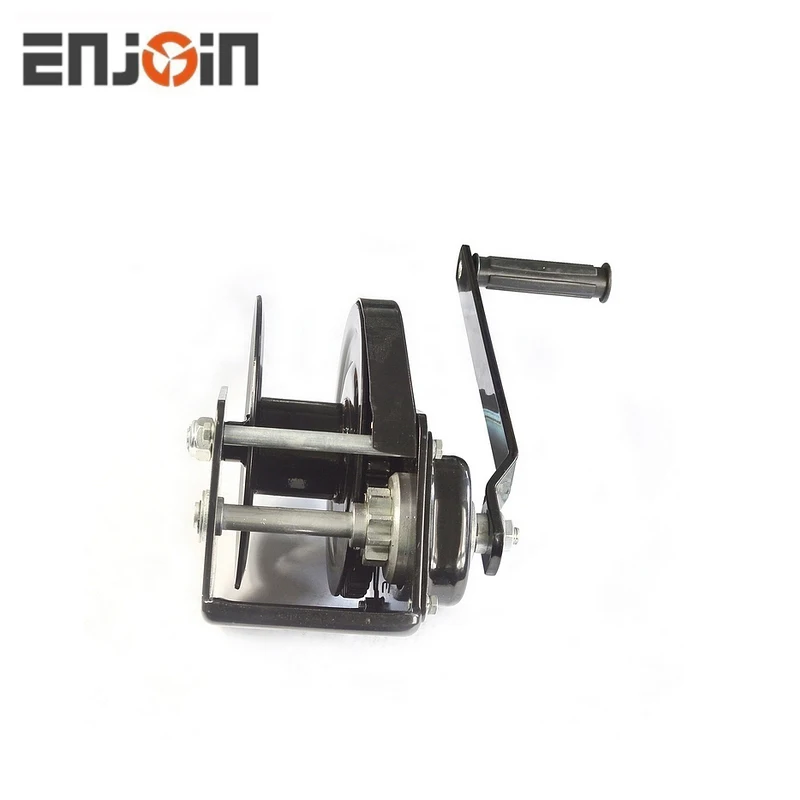 ENJOIN Manual Hand Winch 1200lbs, Brake Hand Winch Lifting 545kgs