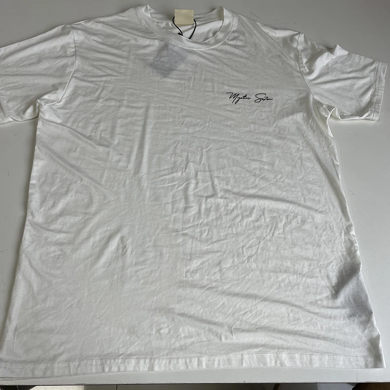 Custom 95% cotton 5% elastane t shirt anti shrink anti wrinkle soft tshirts 160g 180g 200g light blue t shirts