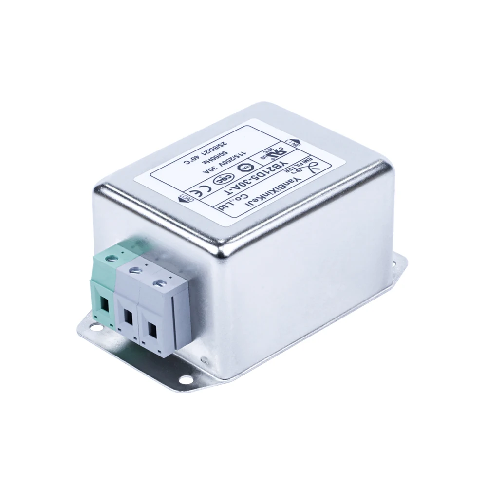 Монофазный фильтр электромагнитных помех, 20 А, улучшенная конструкция фильтрации для беговой дорожки