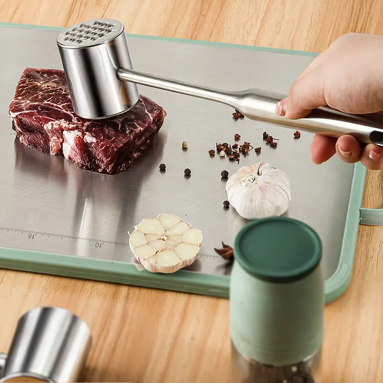 Подвесные кухонные инструменты из нержавеющей стали, тендерайзер для мяса из говядины, молоток