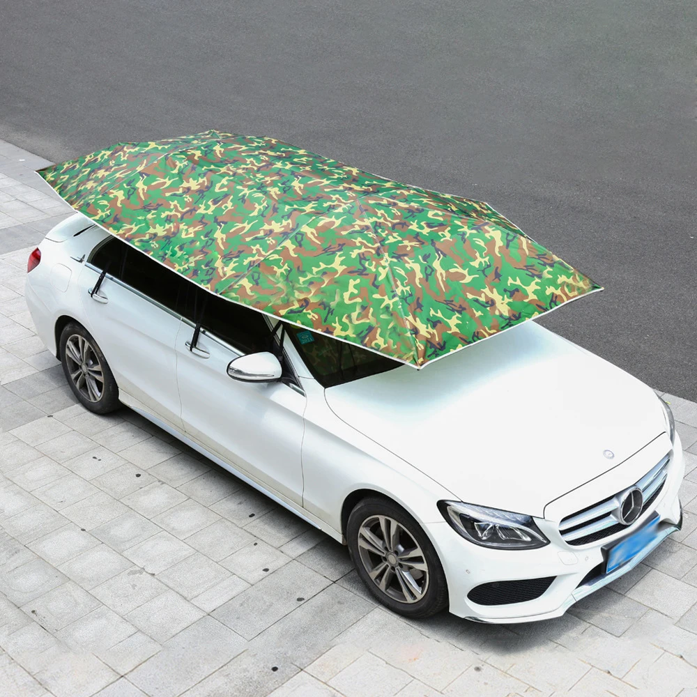 Factory Price Durable Sun Protection Dust Proof Outdoor Car Vehicle Shade Umbrella