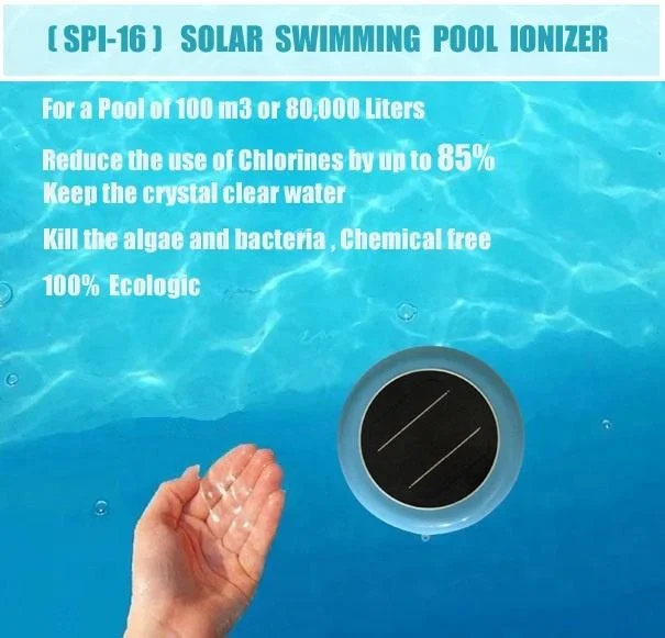 High Quality Pool Water Purifier Solar Energy Ionizer Swimming Pool Solar Ionizer