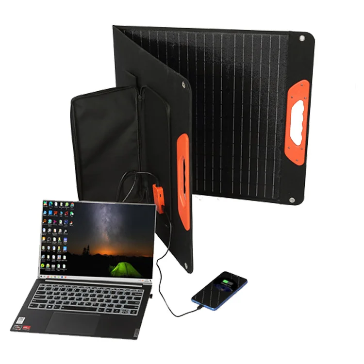 Портативные моносолнечные батареи 100 Вт 120 Вт 180 Вт 200 Вт 300 Вт 400 Вт Складная солнечная фотоэлектрическая панель складная солнечная панель комплект