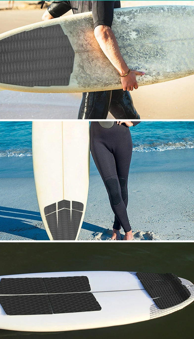 Wholesale Surf Board Traction Pads Windsurfing Deck Pads Surfboard Non-Slip Mat surfboard traction pad
