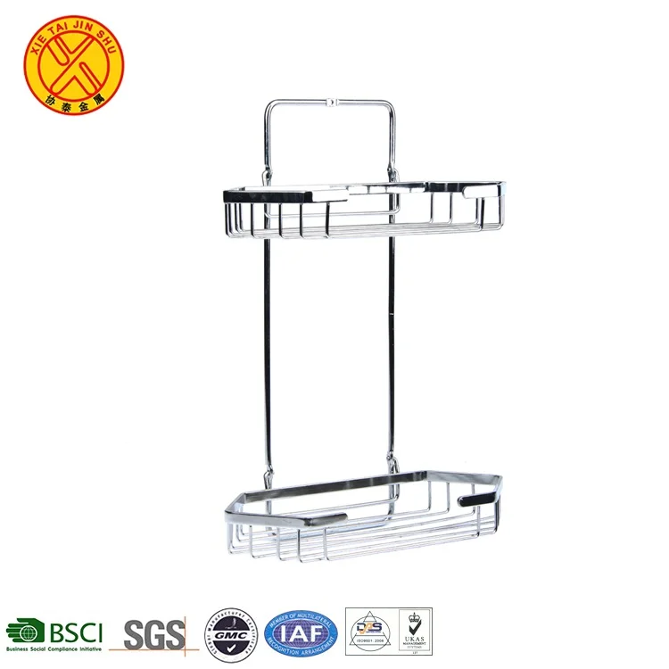 Excellent quality bathroom stainless steel metal towel rack bath shelf