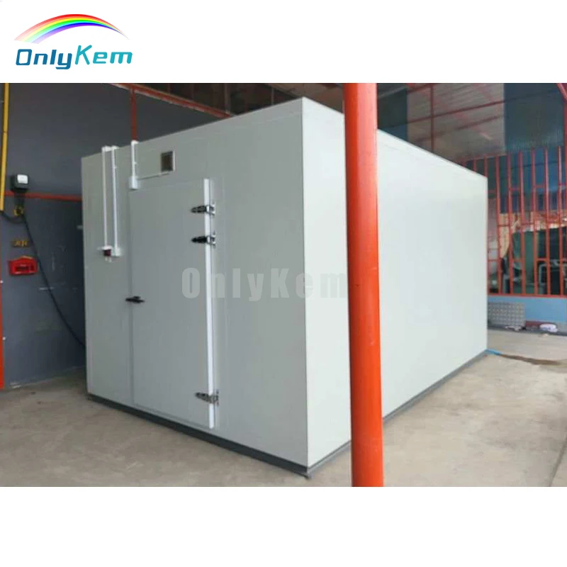 Industrial Walk-in Freezer Small Cold Room Storage 100mm 150mm Panel Thickness  Walk Freezer for Farm Retail & Construction