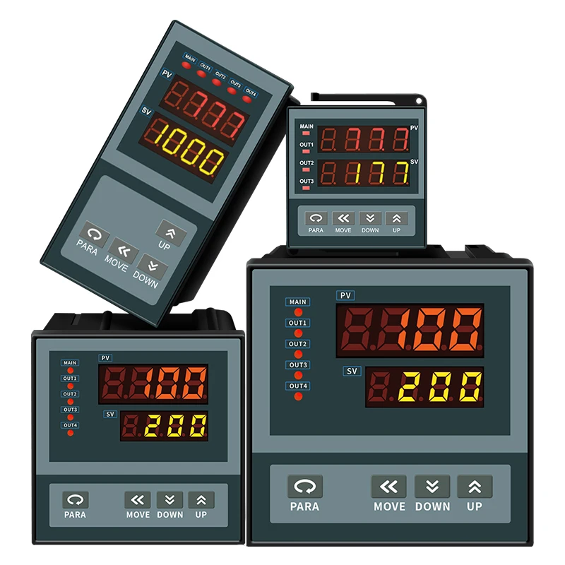 High quality industrial usage 220v 120v pid display temperature controller 4 channels process indicator 4-20ma