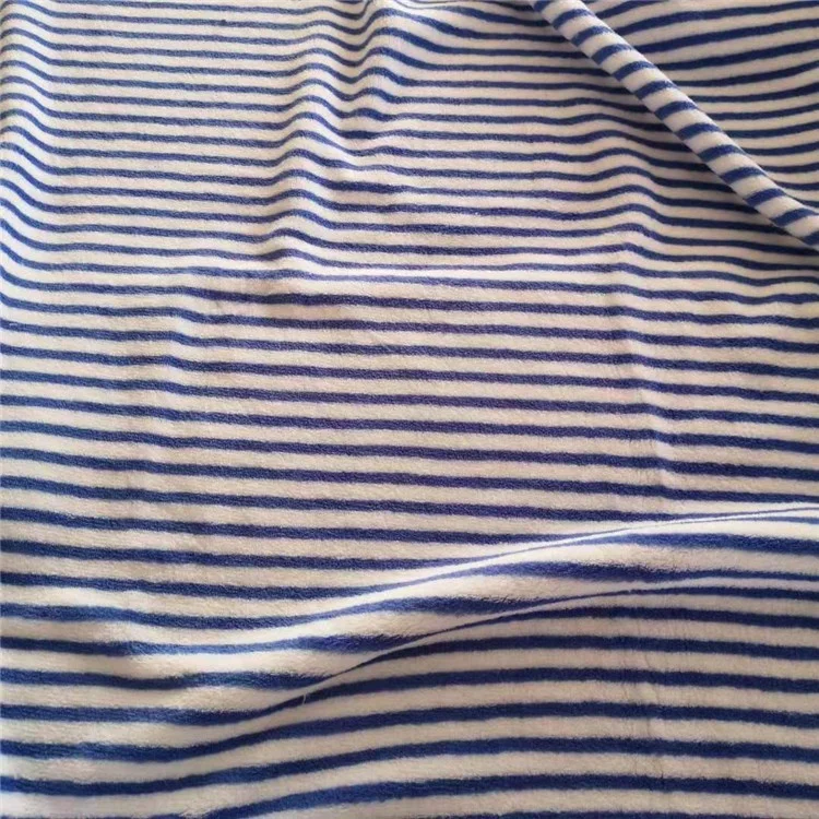 
Wholesale coral polyester warp knitted printed fleece fabric for blanket 