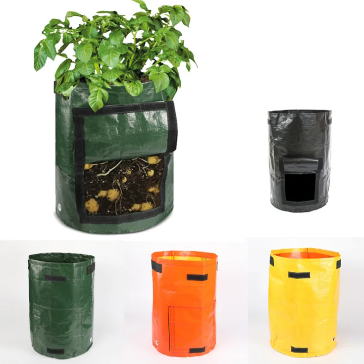 
Custom Sturdy Garden Plant Grow Bag Vegetable potato Flower Pot Diy Plant Eco friendly Grow Bag  (1600170747939)
