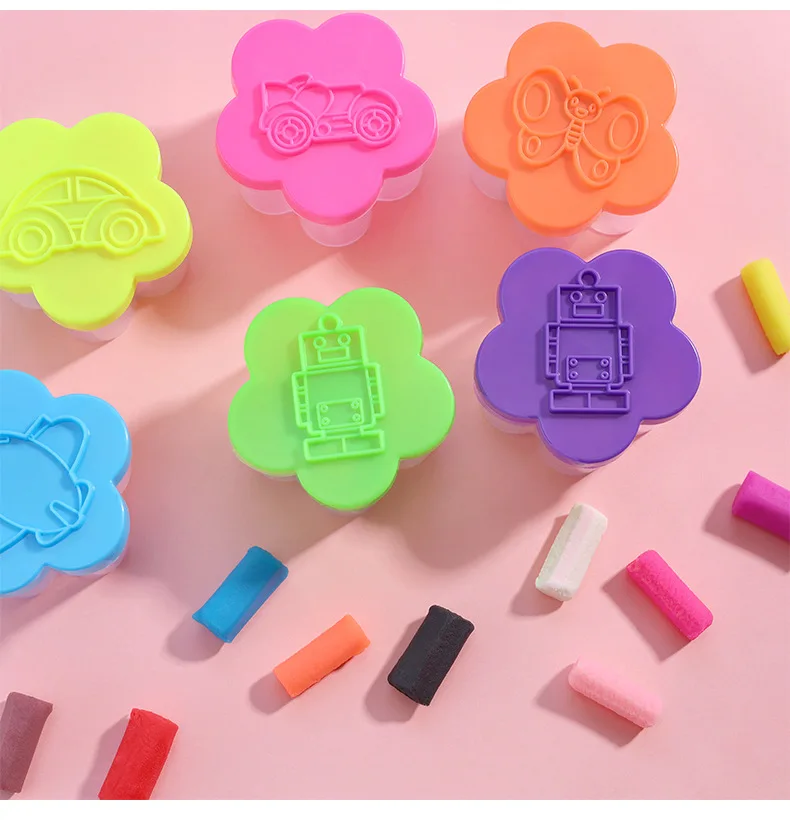 Plasticine Toys 12 Color Modeling Clay Play Dough Wholesale