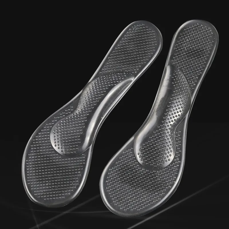 Transparent High Heels Gel Insole for Shoes Soft slip Resistant Arch Heel Insoles Women