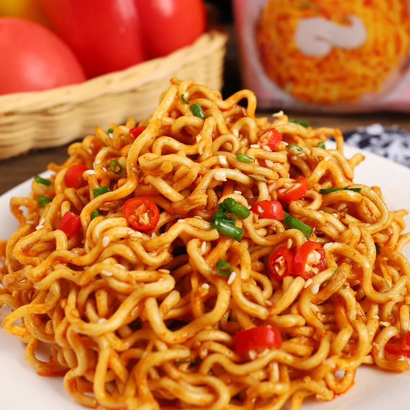 Wholesale instant noodles 100g*5*12 hot selling Exotic food Korean ramen halal Creamy Turkey Noodles