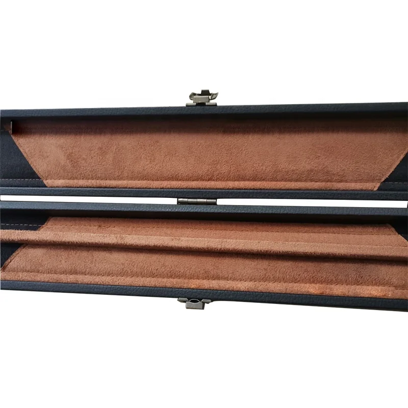 PU Leather Wooden 3/4 Cue Cases Billiards Snooker Cue Case