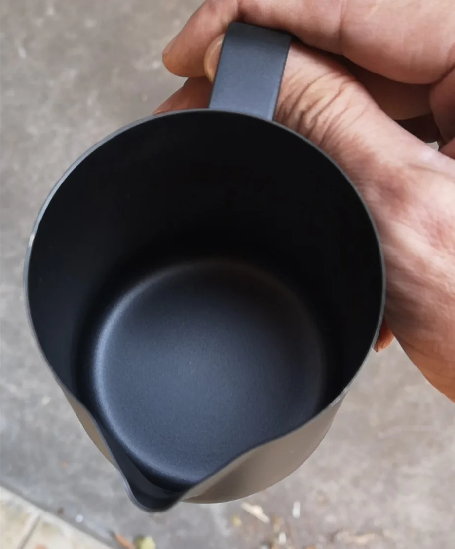 Barista Espresso Coffee Jug Set Stainless Steel Eco-Friendly600ml Milk Frothing Jug with Drinkware for Camping