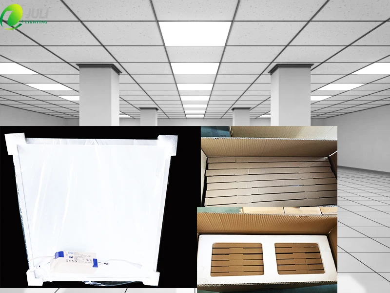 JuLi Factory 40w 48w CE Diver 5 years warranty LED Backlight595x595 60x60 Panel