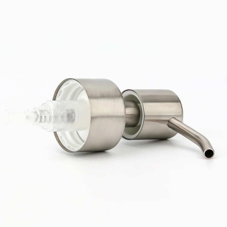 28/410 24/410 Wholesale Output Metal Stainless Steel Black Matte Lotion Bottle Pump Dispenser