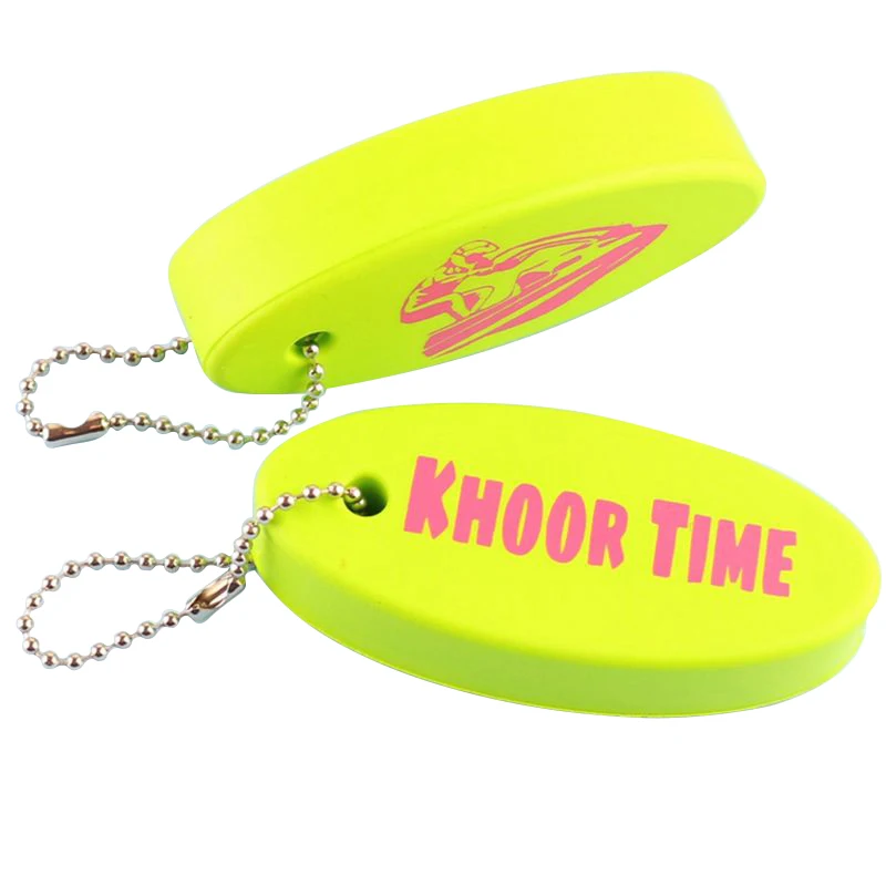 Guangzhou Factory Wholesale Custom Personalized Cross Shape PU Foam Keychains