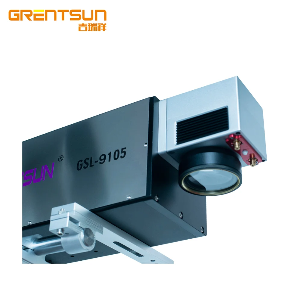 Wuhan Grentsun Factory Price Fiber CO2 Fly Laser Marking Machine UV 3w 5w 10w Laser Coding Machine for pvc/tpe Cables