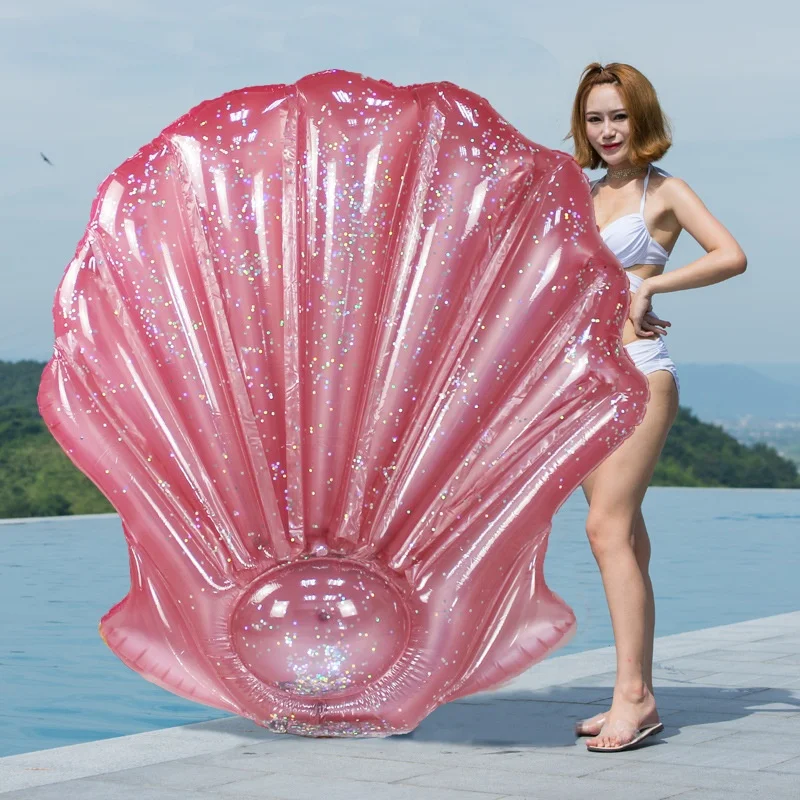 Inflatable Pool Float With Ball Water Fun Large Summer Beach Swimming floaty Party Floating